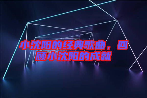 小沈陽的經(jīng)典歌曲，回顧小沈陽的成就