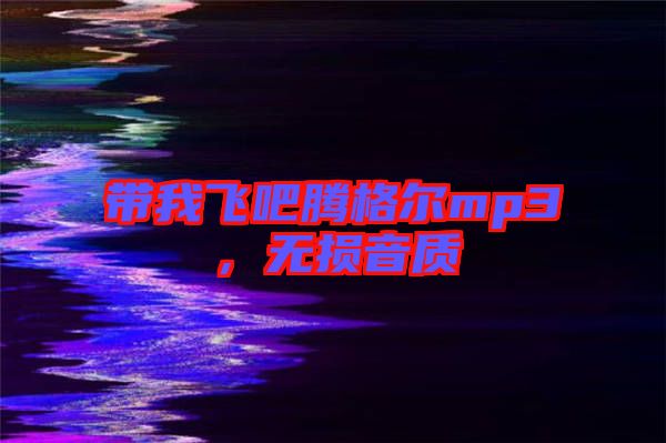 帶我飛吧騰格爾mp3，無損音質(zhì)