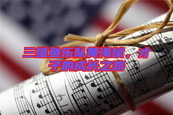三維魚樂隊(duì)黃海斌，才子的成長(zhǎng)之路