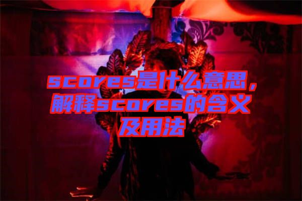 scores是什么意思，解釋scores的含義及用法