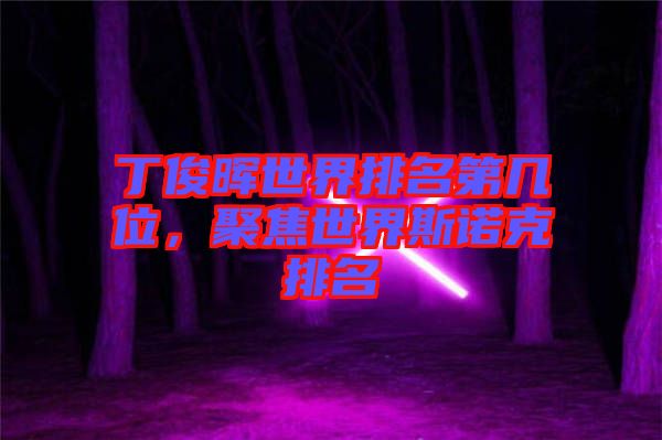 丁俊暉世界排名第幾位，聚焦世界斯諾克排名