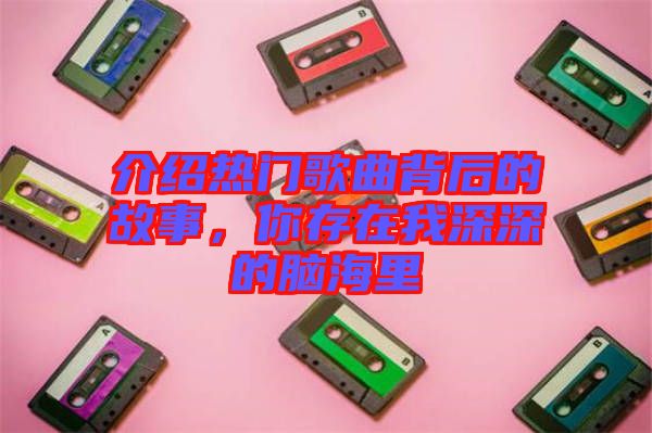 介紹熱門(mén)歌曲背后的故事，你存在我深深的腦海里