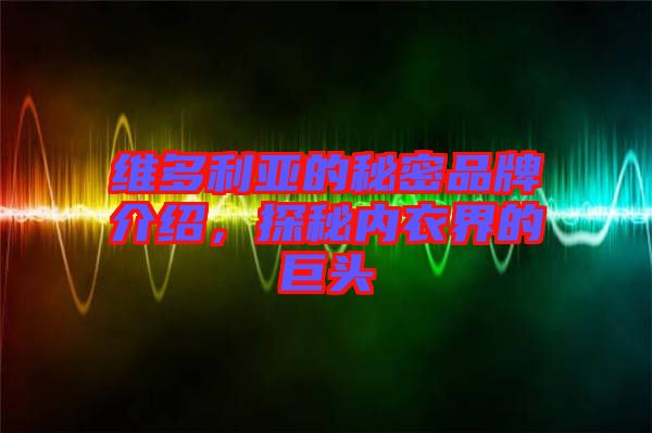 維多利亞的秘密品牌介紹，探秘內(nèi)衣界的巨頭