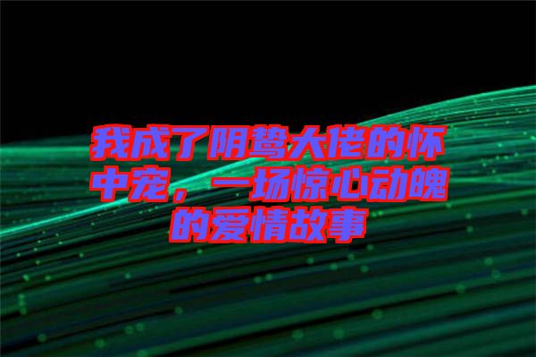 我成了陰鷙大佬的懷中寵，一場(chǎng)驚心動(dòng)魄的愛情故事