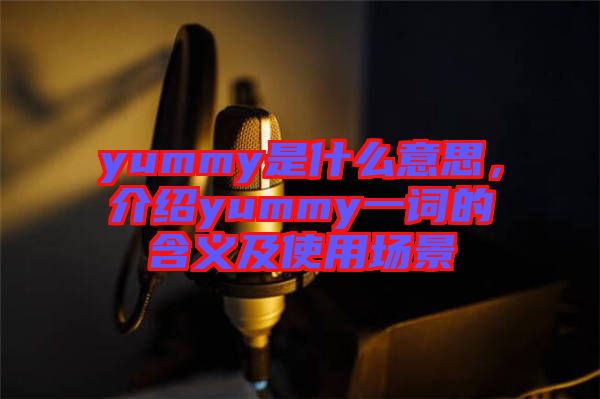 yummy是什么意思，介紹yummy一詞的含義及使用場景