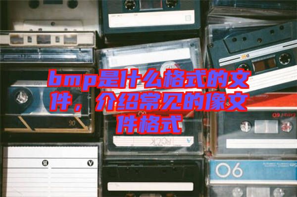 bmp是什么格式的文件，介紹常見的像文件格式