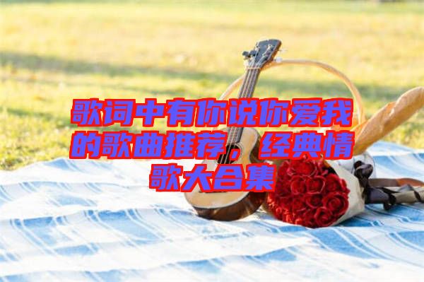 歌詞中有你說你愛我的歌曲推薦，經(jīng)典情歌大合集