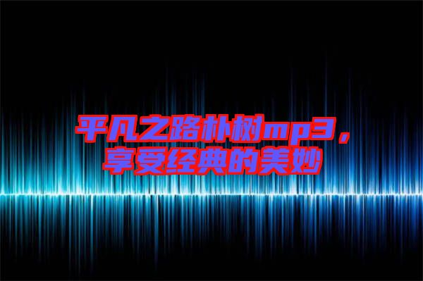 平凡之路樸樹mp3，享受經(jīng)典的美妙