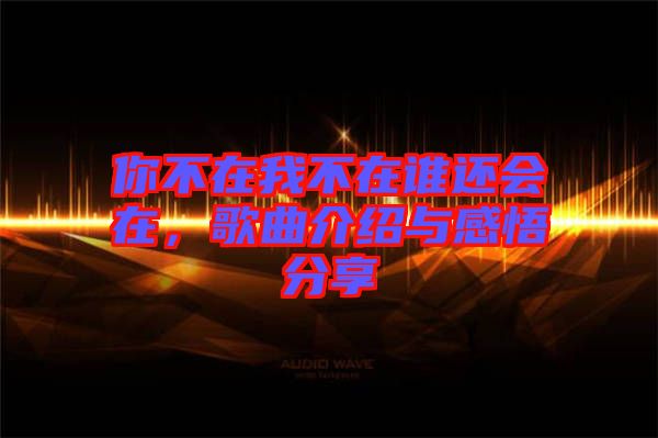 你不在我不在誰還會在，歌曲介紹與感悟分享