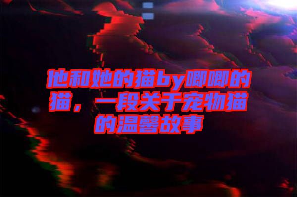 他和她的貓by唧唧的貓，一段關(guān)于寵物貓的溫馨故事