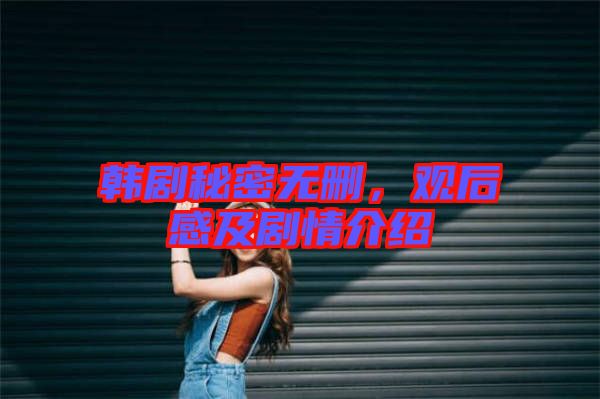 韓劇秘密無刪，觀后感及劇情介紹