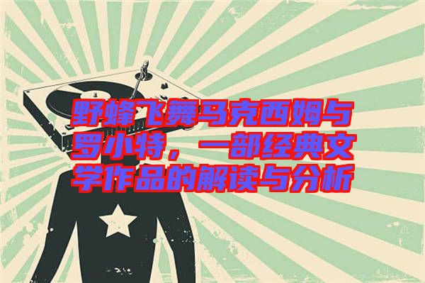 野蜂飛舞馬克西姆與羅小特，一部經(jīng)典文學(xué)作品的解讀與分析