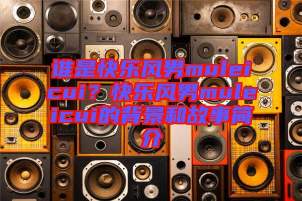 誰是快樂風(fēng)男muleicui？快樂風(fēng)男muleicui的背景和故事簡(jiǎn)介