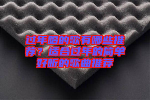 過年唱的歌有哪些推薦？適合過年的簡單好聽的歌曲推薦