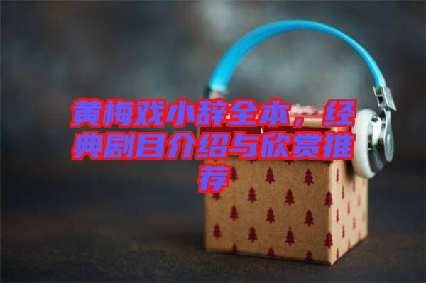 黃梅戲小辭全本，經(jīng)典劇目介紹與欣賞推薦