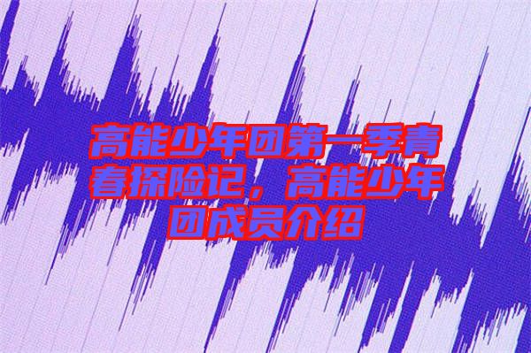 高能少年團(tuán)第一季青春探險(xiǎn)記，高能少年團(tuán)成員介紹
