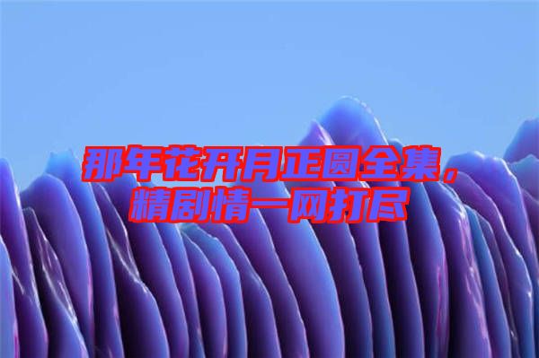 那年花開月正圓全集，精劇情一網(wǎng)打盡